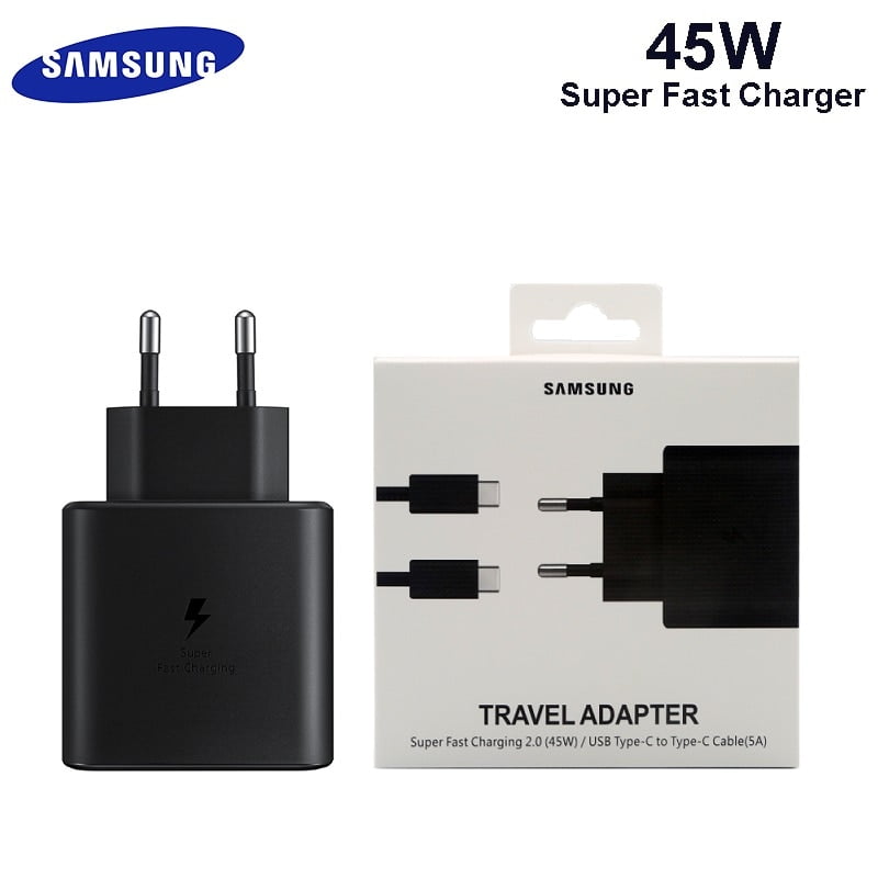 100% Original Samsung 45 W Super Fast Charger with Type C to Type C Cable (Global Certified Charger) Pd Charger For all Mobile Phone ibetterlife