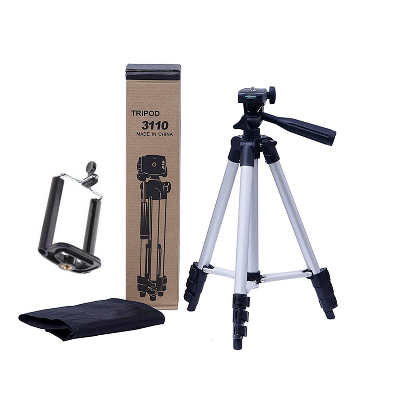 Tripod Mobile/Camera Stand Aluminum tripod 3.5 feet for mobile and camera with mobile holder mobile tripod Mobile Sathi