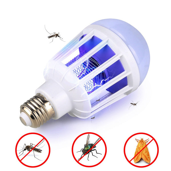 Mosquito Killer LED Light Bulb Electronic Insect Bug Fly Zapper Lamp  Insect Killer UV LED Light Insects Killer Screw Type LED Bulb Mobile Sathi