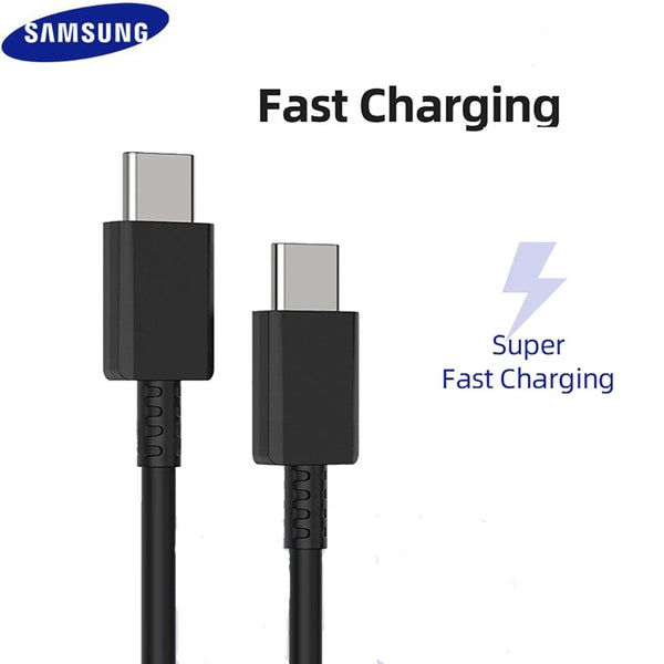 SAMSUNG Type C to Type C fast Charging Cable 25W Original / Type C to Type C Cable / Samsung PD Charging Cable Box Pack ibetterlife