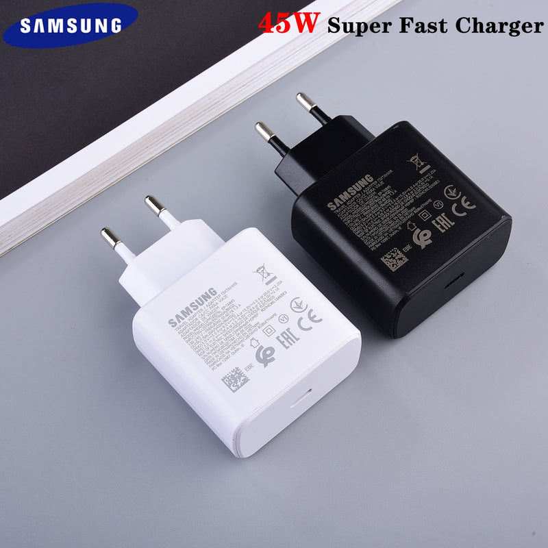 100% Original Samsung 45 W Super Fast Charger with Type C to Type C Cable (Global Certified Charger) Pd Charger For all Mobile Phone ibetterlife
