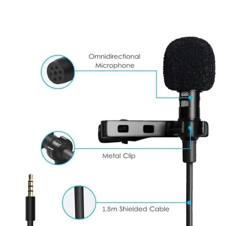 External Mic Wired Aux 5 meter cable Mobile Sathi