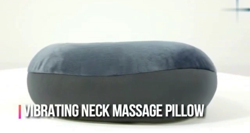 Vibrating Neck Massage Travel Pillow
