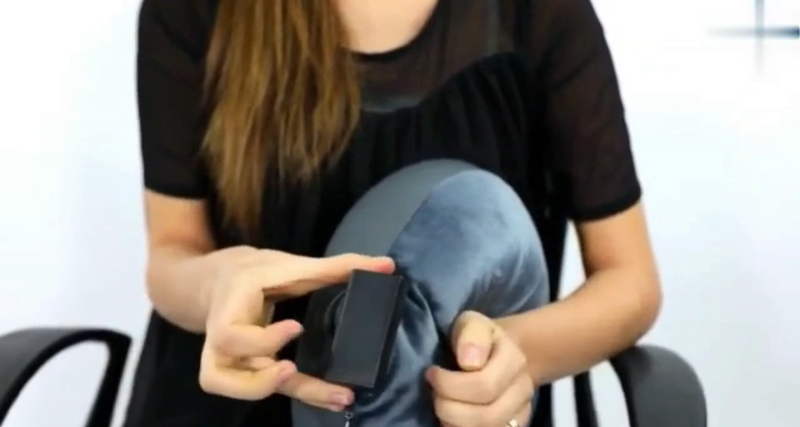 Vibrating Neck Massage Travel Pillow