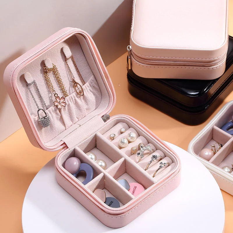 Jewellery Organizer Box ,for Travelling Leather Box ,Hair Accessories