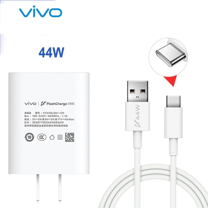 Original Vivo_ 33w Flash charger 2.0 Original Vivo_ Dual Engine charger ibetterlife