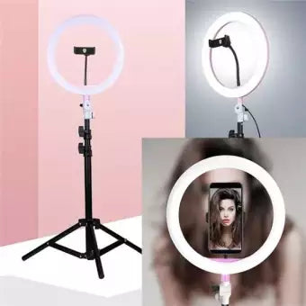 Selfie Ring Light With 7 Feet Tripod Stand with Mobile Holder for Videos - Complete Photography Kit Mobile Sathi