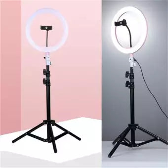 Selfie Ring Light With 7 Feet Tripod Stand with Mobile Holder for Videos - Complete Photography Kit Mobile Sathi